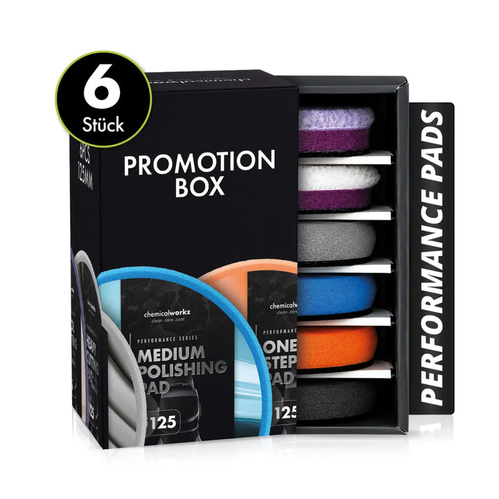 chemicalworkz Performance Pads Promotion Box 6tlg 125mm