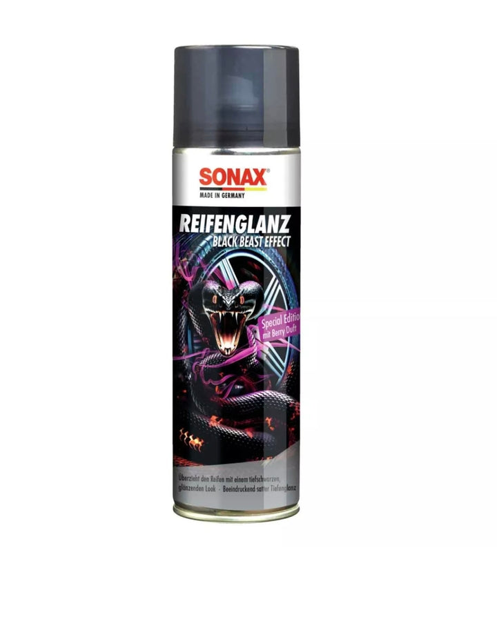 SONAX Reifenglanz Spray Reifenpflege Auto Sprühkopf Glanz-Effekt