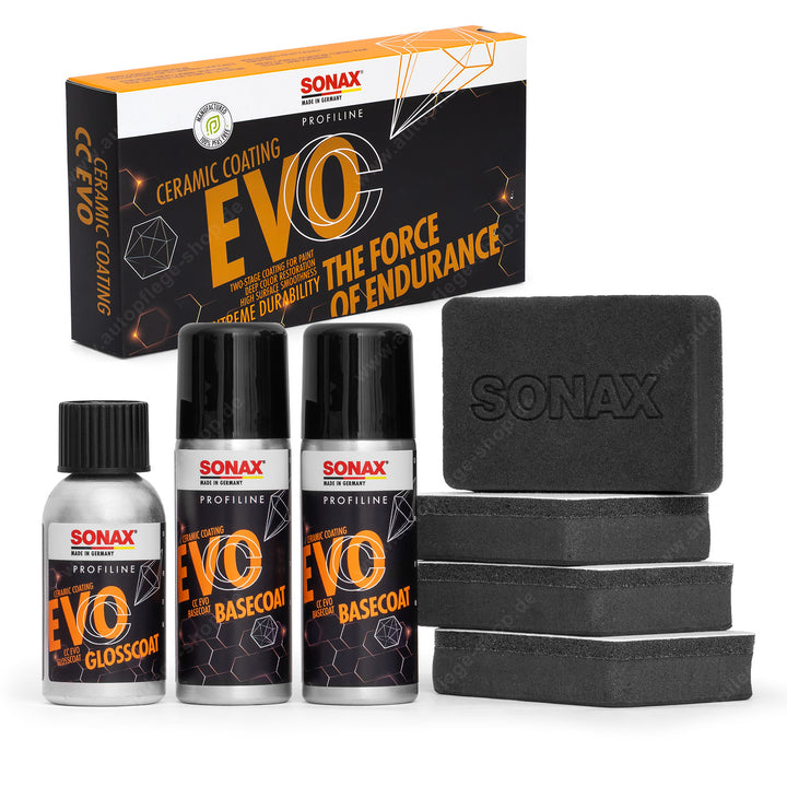 SONAX CC Evo Keramikversiegelung Auto Lack Set inkl. Zubehör