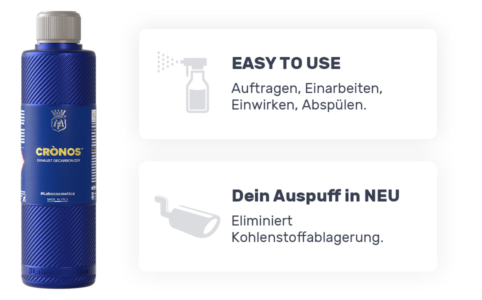 Crònos Easy to use – Auspuff wie neu