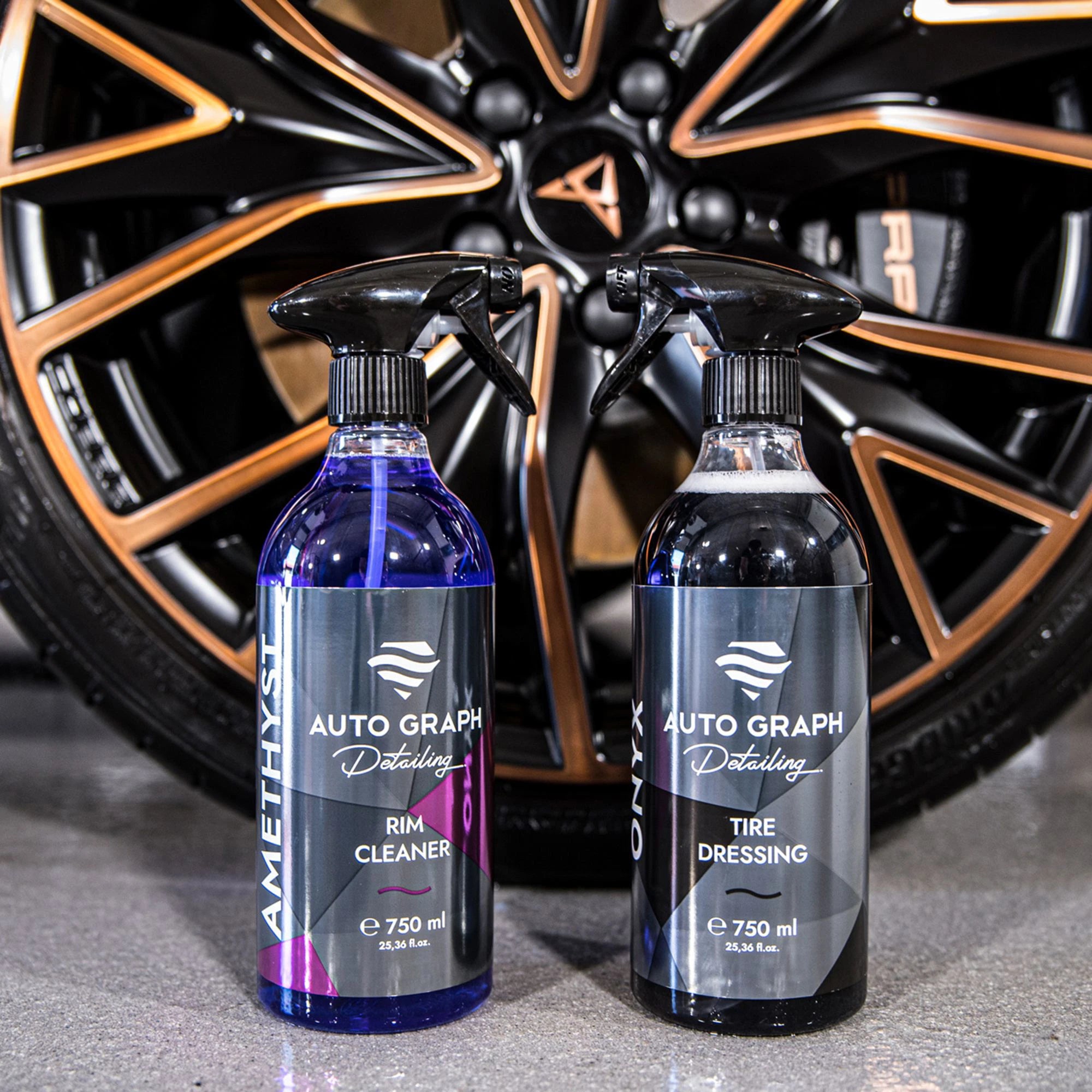 Auto Graph Amethyst Felgenreiniger Flugrostentferner säurefrei 750ml – Produktansicht 3