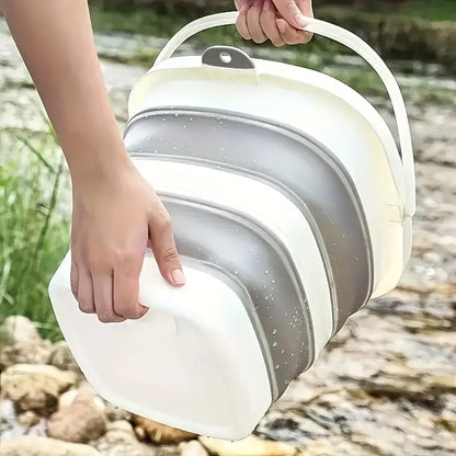 Detail X Faltbarer Wascheimer 10L Auto Fahrzeugwäsche platzsparend – Produktansicht 2