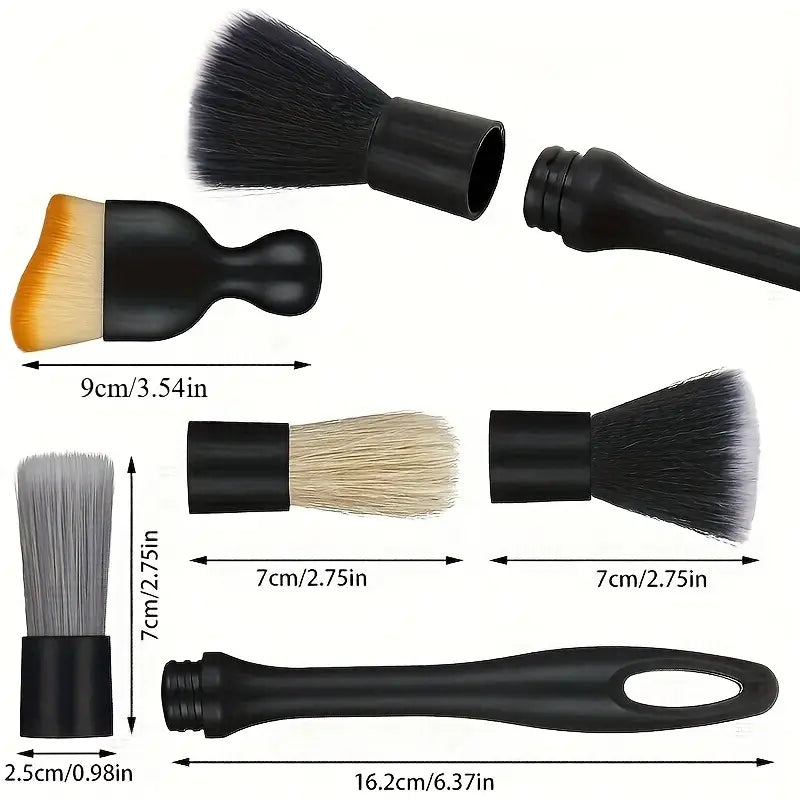 Detail X Reinigungspinsel Set 5-teilig Auto Innenraum Detailing – Produktansicht 2