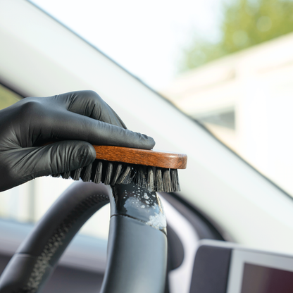 Koch Chemie COLOURLOCK Leather cleaning brush brown Leder Reinigungsbürste
