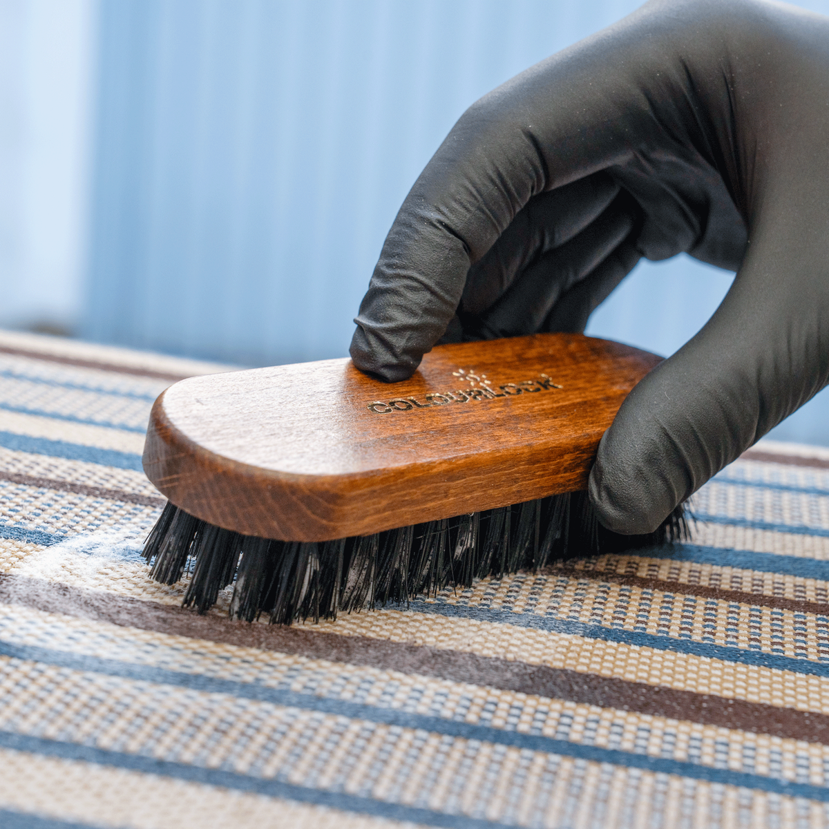 Koch Chemie COLOURLOCK Leather cleaning brush brown Leder Reinigungsbürste