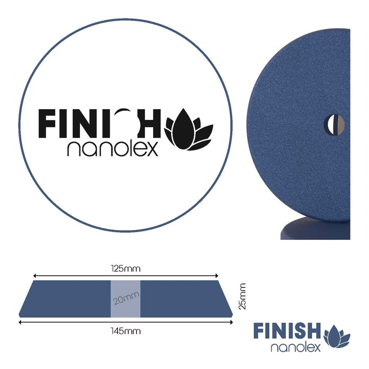 Nanolex Finish Polierpad Polierschwamm 125mm