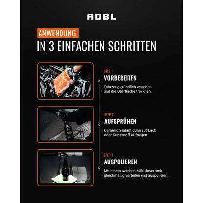 ADBL Ceramic Sealant – Anwendung in 3 Schritten
