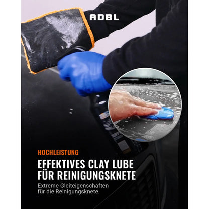 Effektives Clay Lube für Reinigungsknete