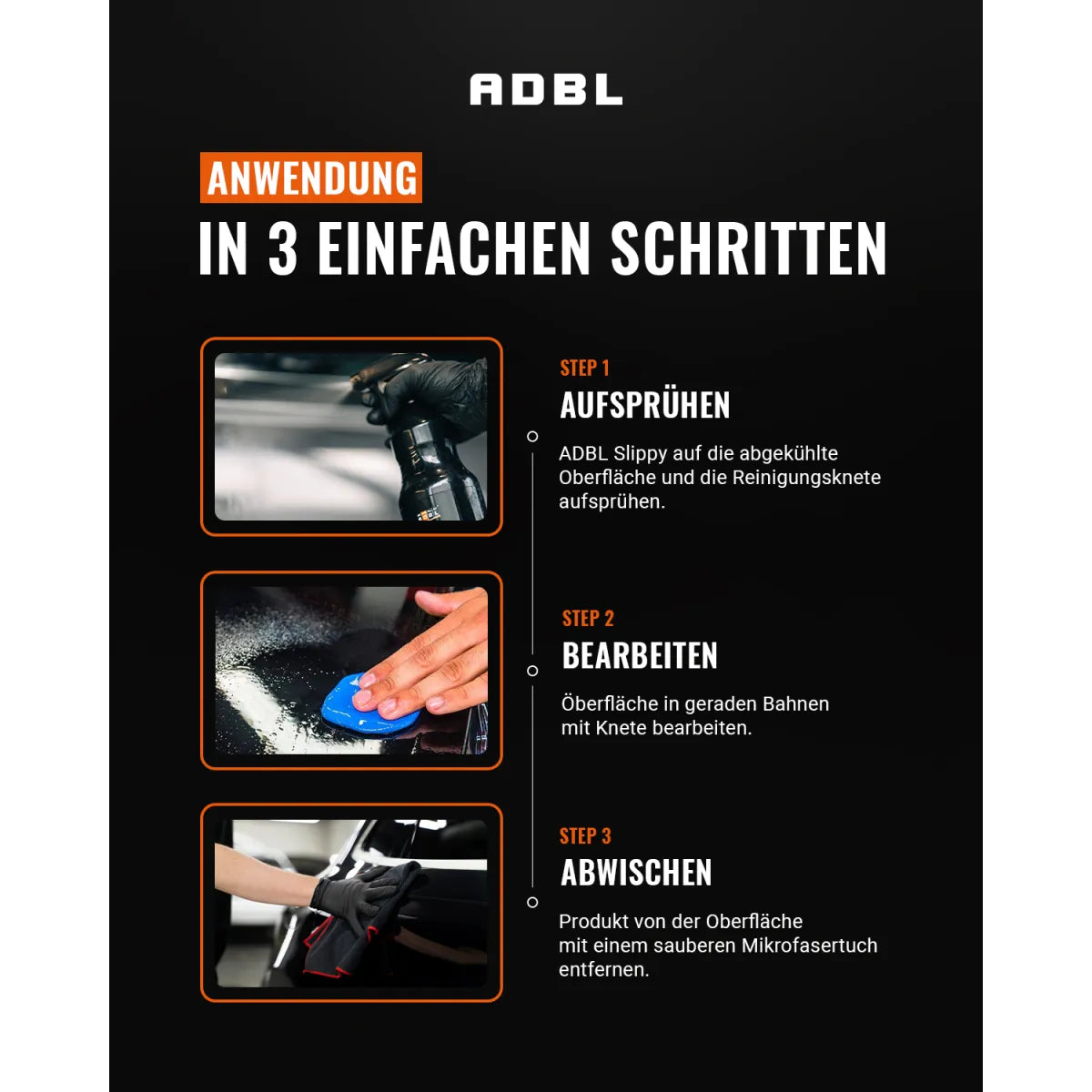 Anwendung in 3 einfachen Schritten