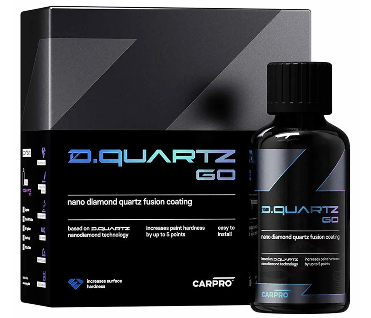 CarPro DQuartz GO Nano Diamond Coating Verpackung und Flasche