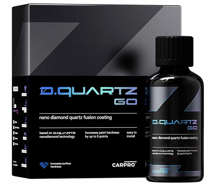 CarPro DQuartz GO Nano Diamond Coating Verpackung und Flasche