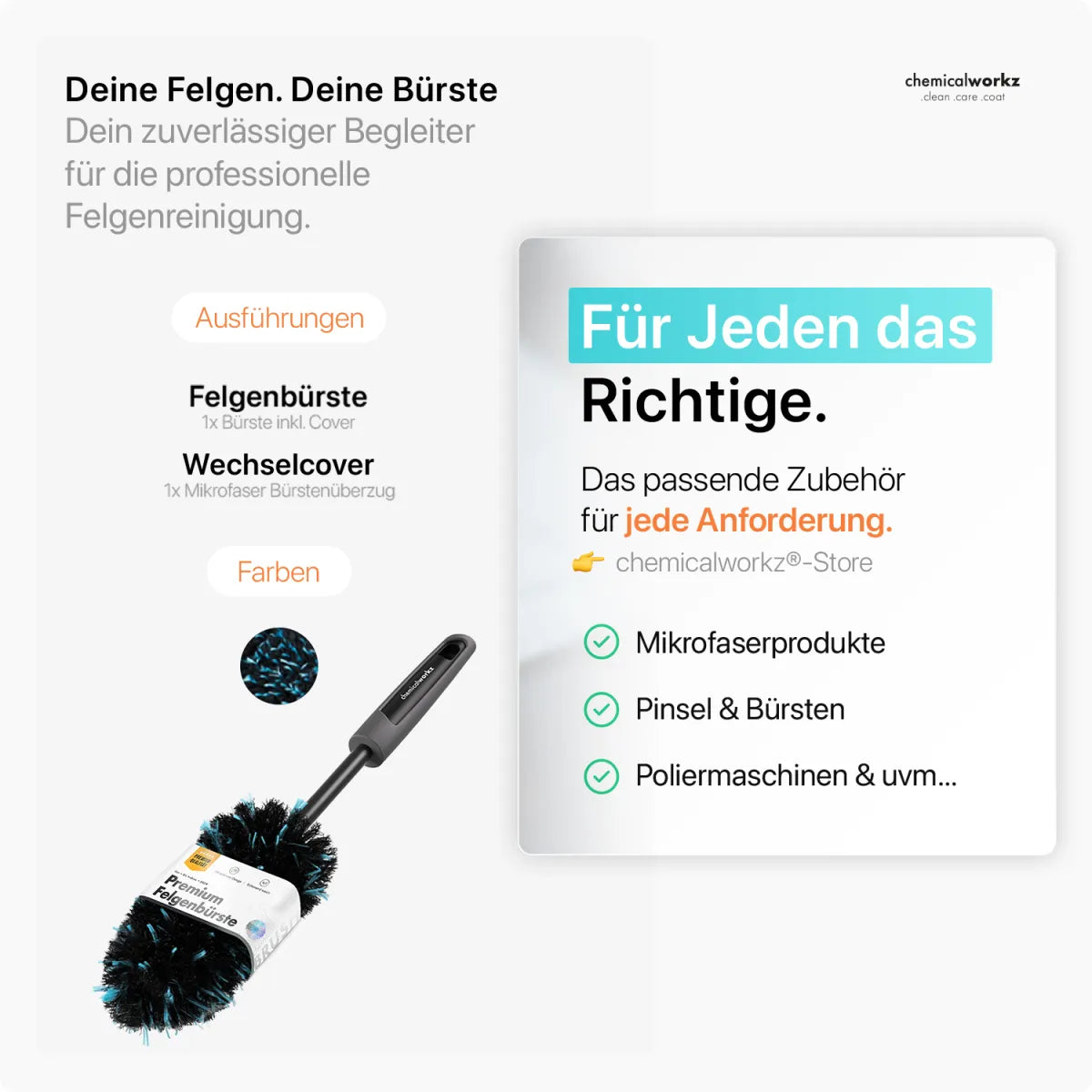 chemicalworkz Zubehör Übersicht