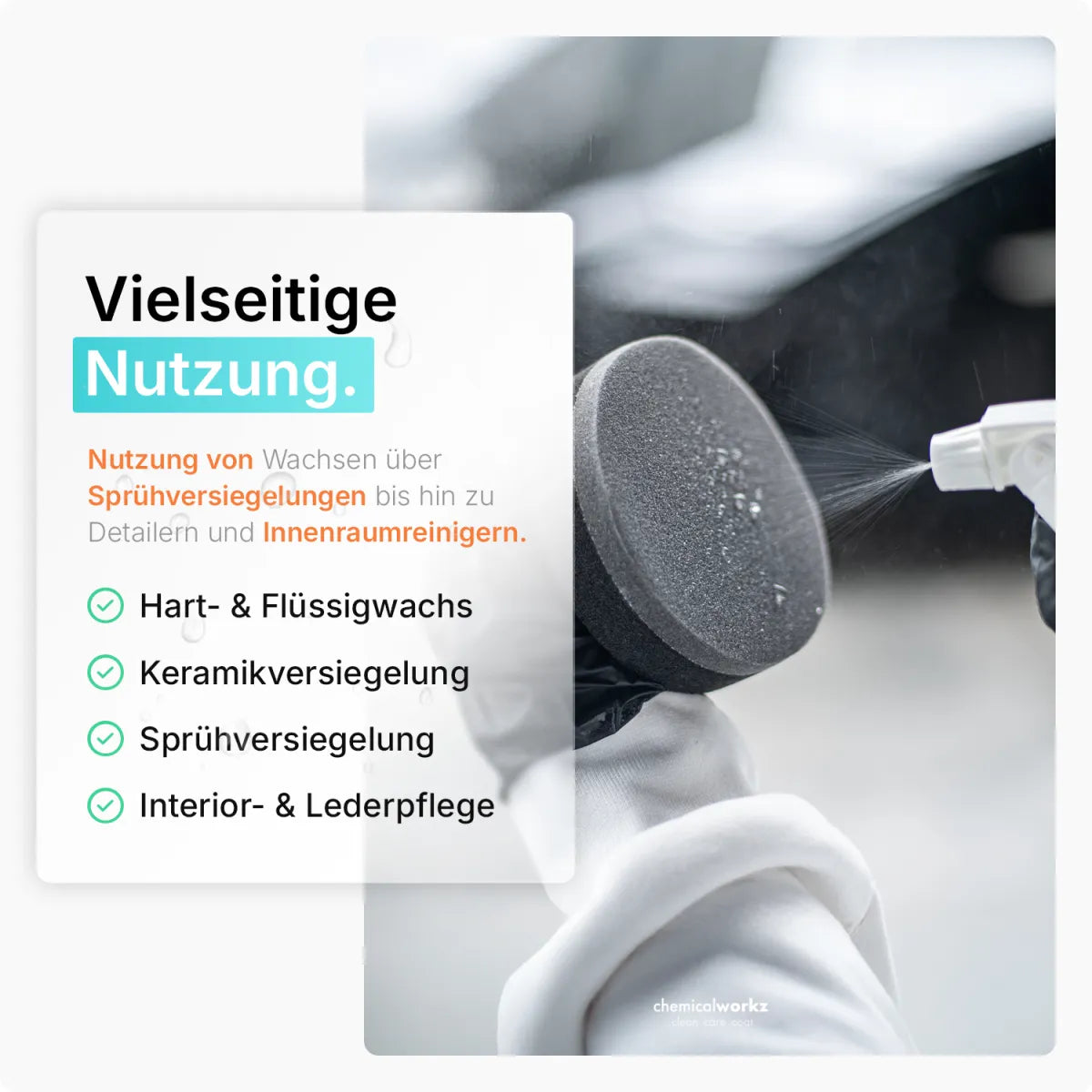 chemicalworkz Hand Wax Applicator