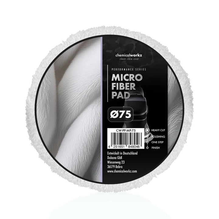 chemicalworkz Microfiber Performance Pad 75mm