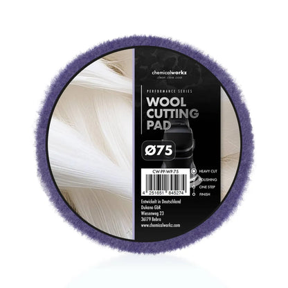 chemicalworkz Wool Cutting Perfomance Pad 75mm