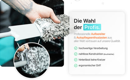 ChemicalWorkz Flat Wheel Brush Mikrofaser-Felgenbürste – Produktansicht 4