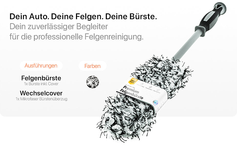 ChemicalWorkz Flat Wheel Brush Mikrofaser-Felgenbürste – Produktansicht 5