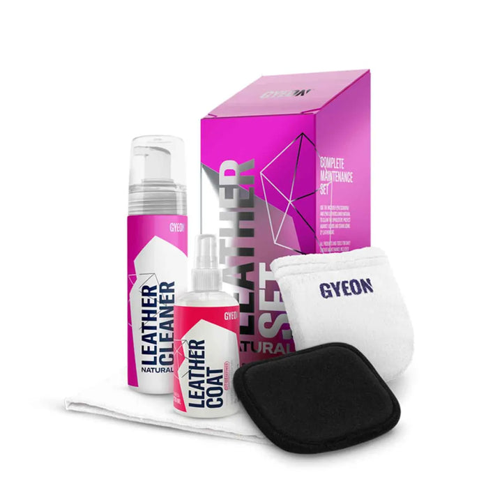 GYEON Q²M LeatherSet natural - Lederpflege-Set mild 200 ml