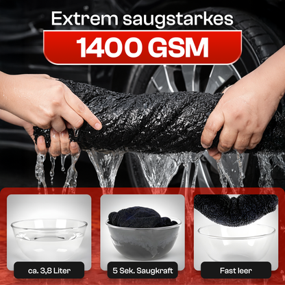 Detail X Premium Trockentuch Mikrofaser 1400 GSM 80x50cm randlos Auto – Produktansicht 4