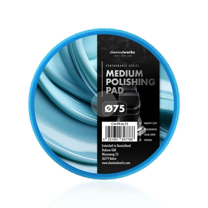Chemicalworkz Medium Cut Polierpad Blau Polierschwamm Exzenter – Produktansicht 2