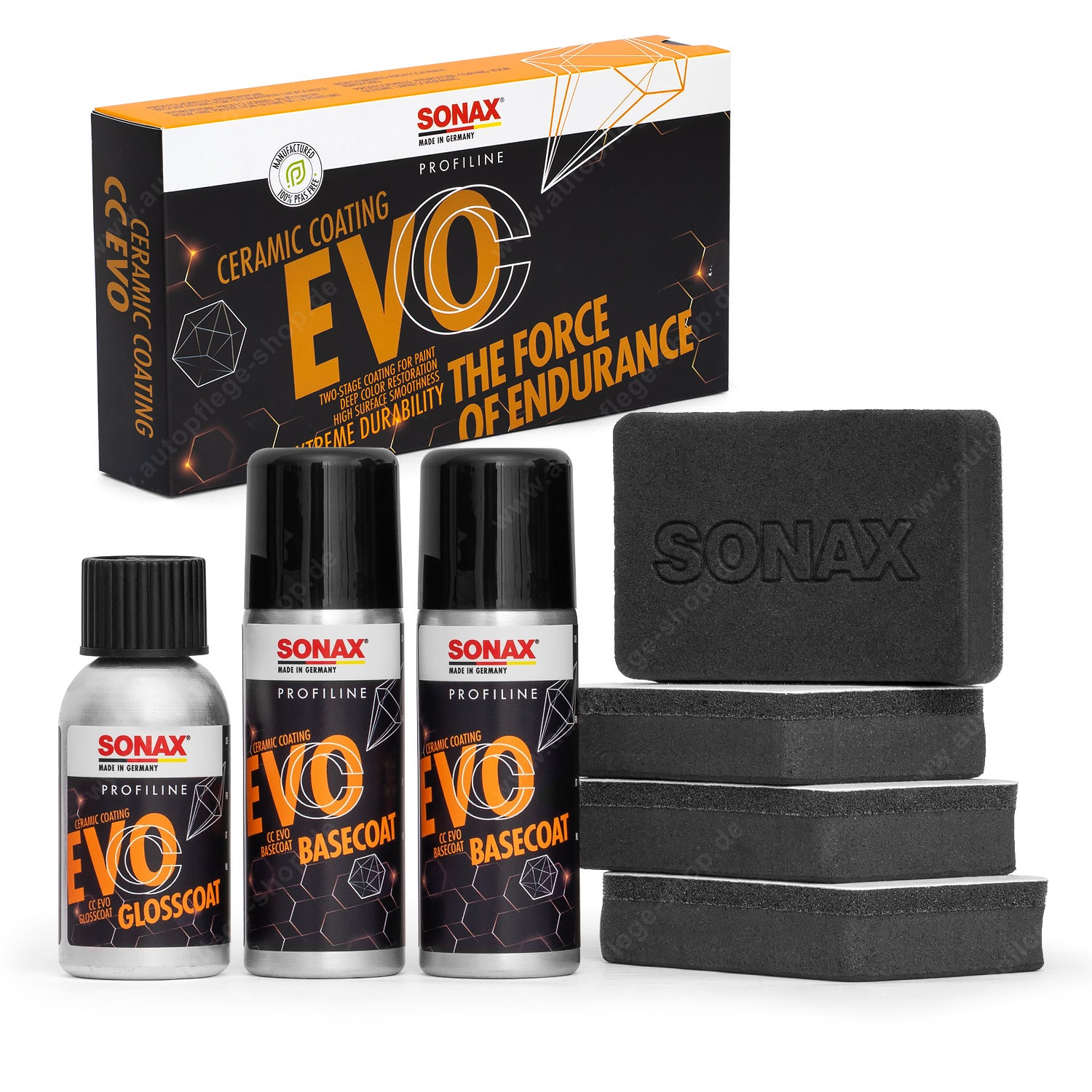 SONAX CC Evo Keramikversiegelung Auto Lack Set inkl. Zubehör
