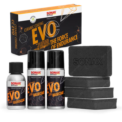 SONAX CC Evo Keramikversiegelung Auto Lack Set inkl. Zubehör