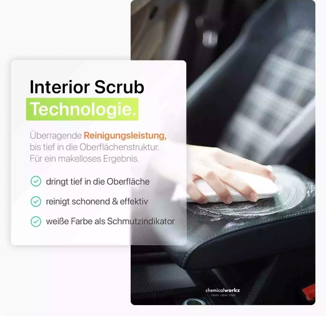 Chemicalworkz Scrub Pads 3er Set Innenraumreinigung Auto Kunststoff – Produktansicht 2