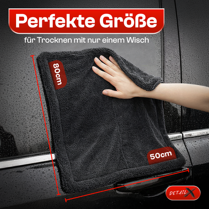 Detail X Premium Trockentuch Mikrofaser 1400 GSM 80x50cm randlos Auto – Produktansicht 3