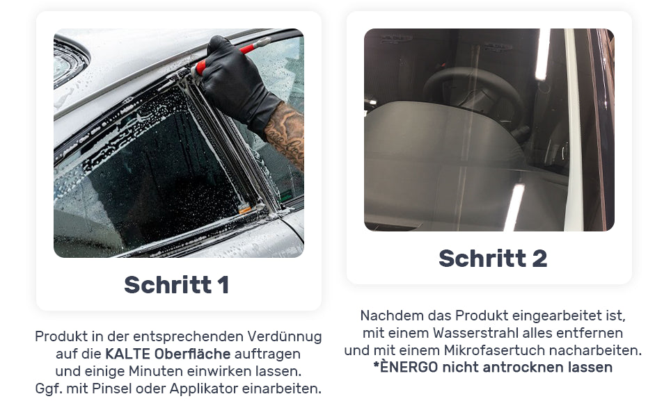 Labocosmetica Energo Wasserfleckenentferner Auto Lack & Scheibe Antikalk – Produktansicht 7