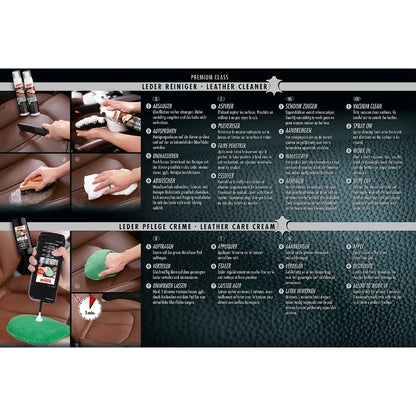 SONAX Leder Pflege Set 7-teilig Auto Lederreiniger & Lederpflege Komplett – Produktansicht 4