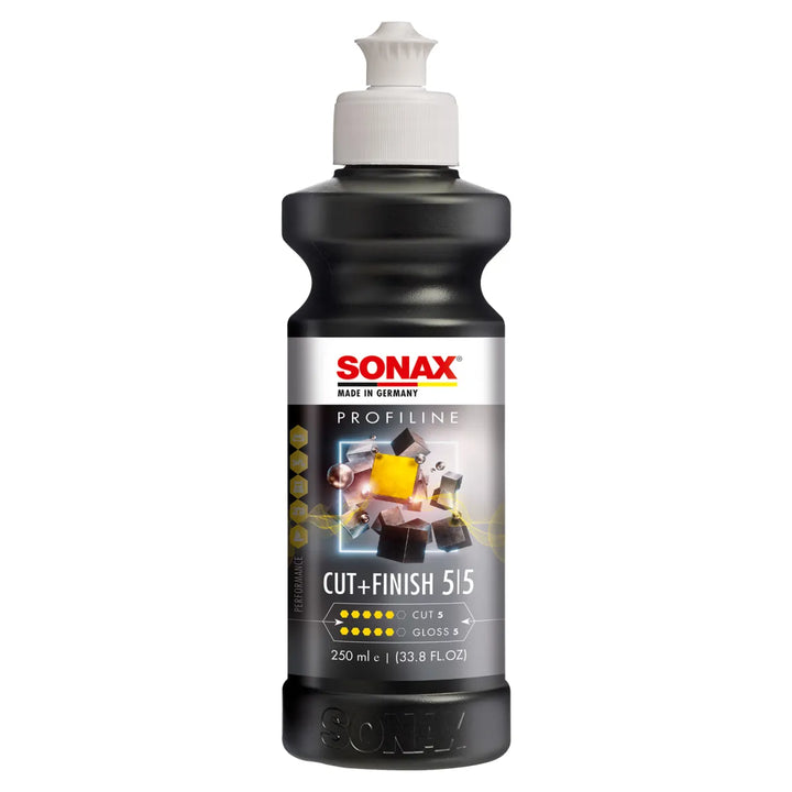 Sonax Profiline Cut+Finish 250 ml – Schleifpolitur mit Cut 5 / Gloss 5