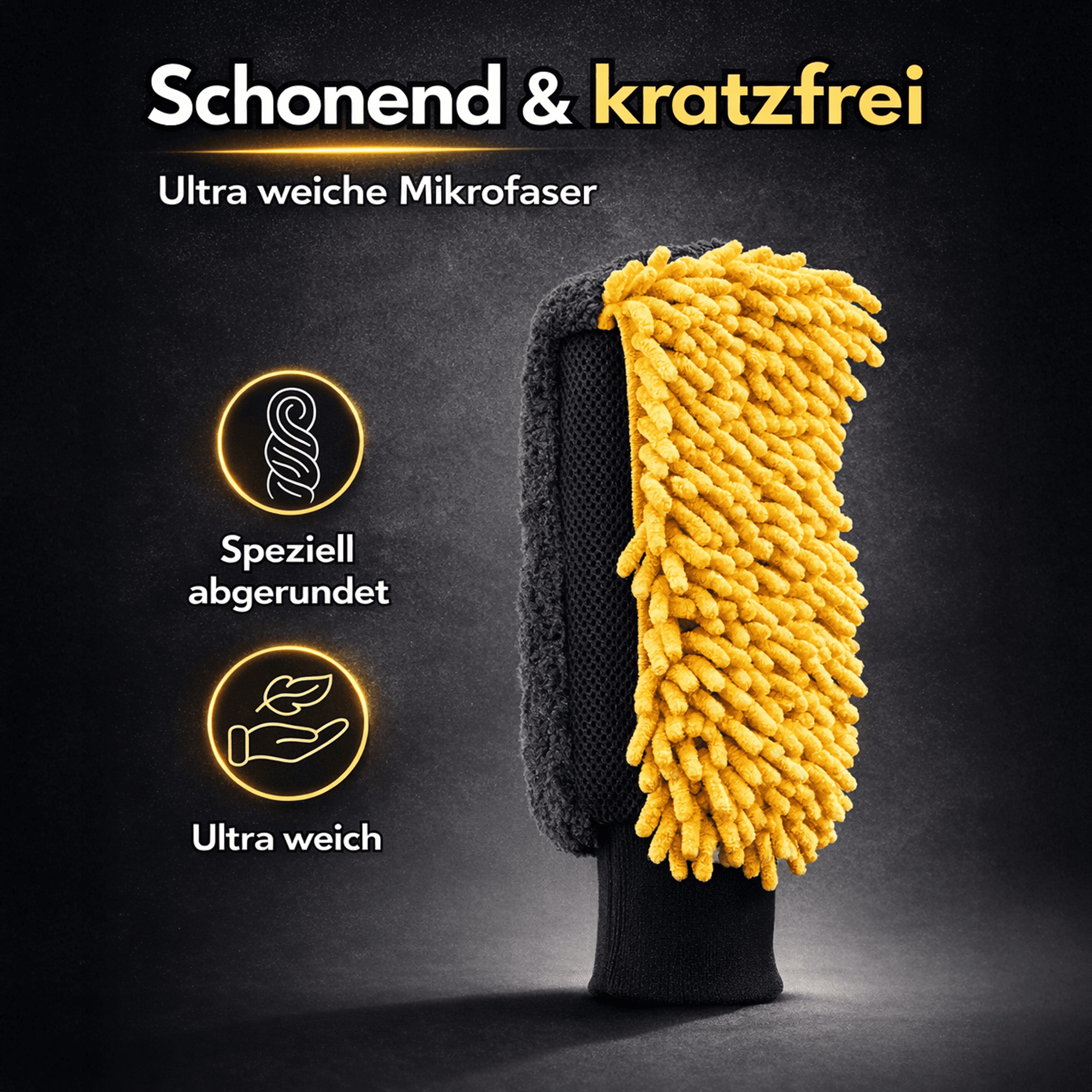 Schonend und kratzfrei dank ultra weicher Mikrofaser